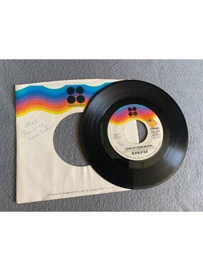 Vintage 1977 Kansas "Point of No Return" 7" Vinyl Record Single